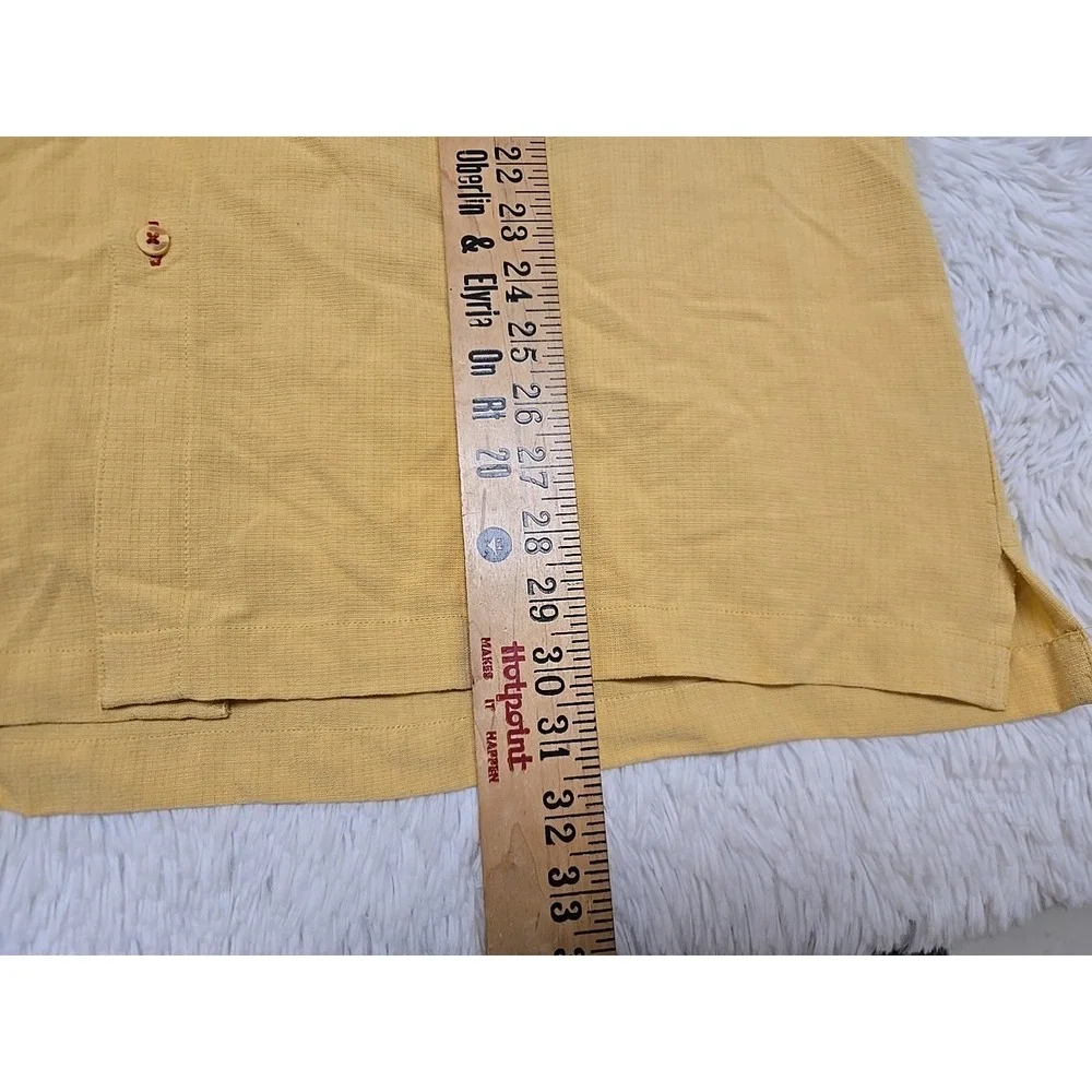 Wolverine Rebar Short Sleeve Shirt Button‎ Down Yellow - Men's XL